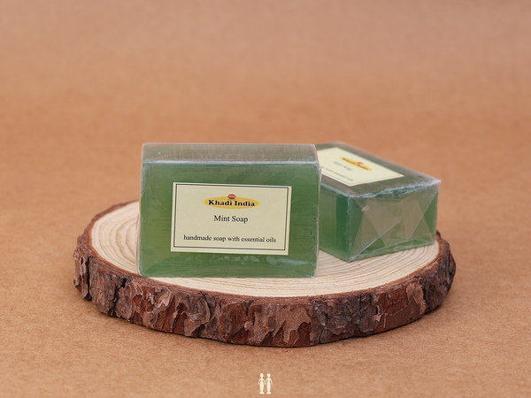 Mint Flavour Set Of 2 Handmade Soap