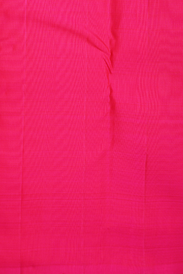 Kanchipuram Silk Saree In Forest Green With Floral Design