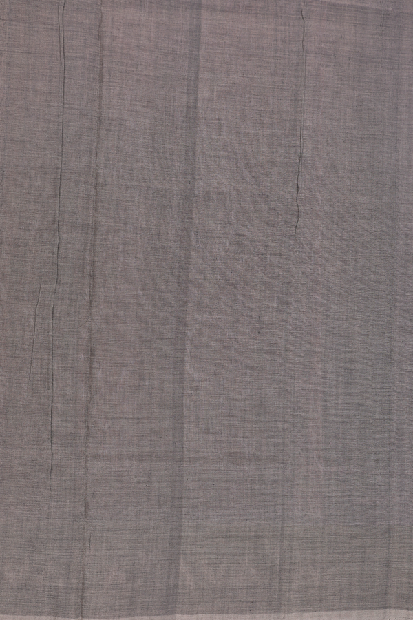 Pochampally Cotton Saree In Dark Maroon With Allover Design