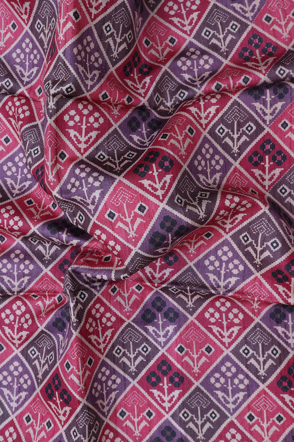 Tussar Silk Saree In Multicolor With Printed Design