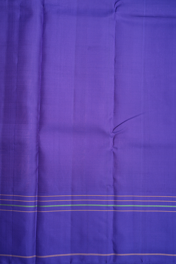 Kanchipuram Silk Saree In Dusty Pink With Contrast Border