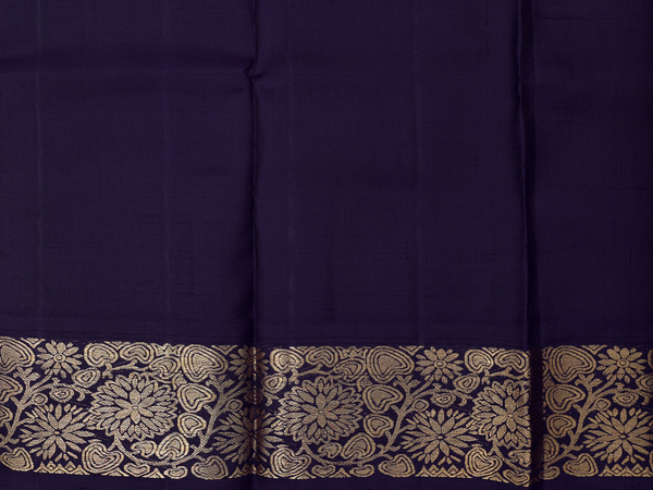 Floral Border Dual Tone Kanchipuram Pavadai Sattai Material