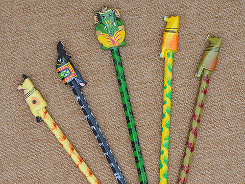 Set Of 5 Wooden Pencil For Kids