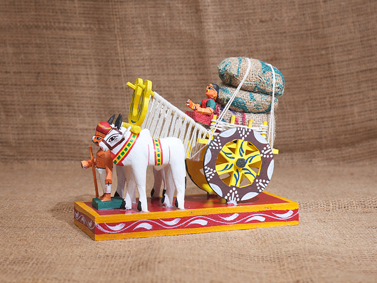 Handicraft Wooden Bullock Cart