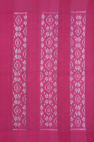Allover Design Black Pochampally Cotton Saree