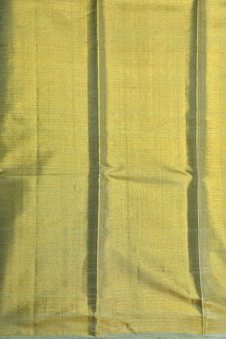 Full Zari Golden Yellow Kanchipuram Silk Saree