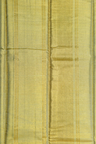 Full Zari Golden Yellow Kanchipuram Silk Saree
