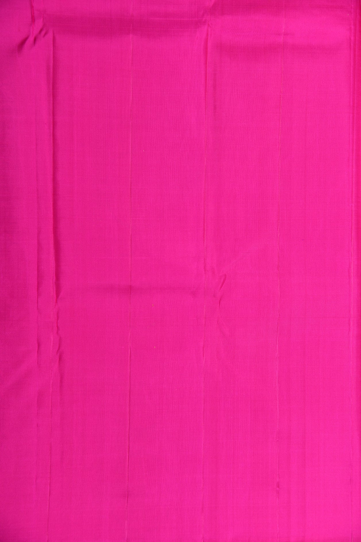 Brocade Big Border Floral Butta Hot Pink Kanchipuram Silk Saree