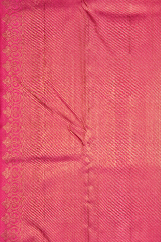 Leaf Zari Butta Multicolor Kanchipuram Silk Saree