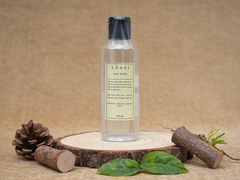 Set Of 3 Herbal Skin Toner, Rose Water And Massage Oil