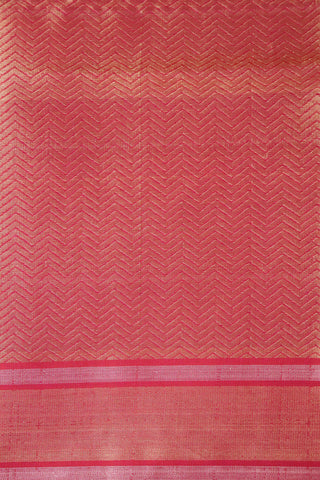 Marigold Motif Magenta Kanchipuram Silk Saree