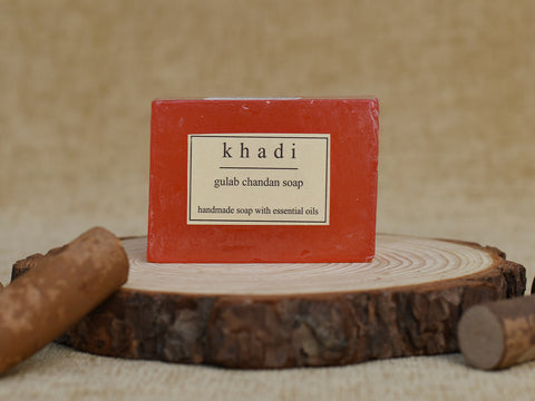 Pack Of 3 Handmade Soaps - Gulab Chandan, Cool Water, Honey