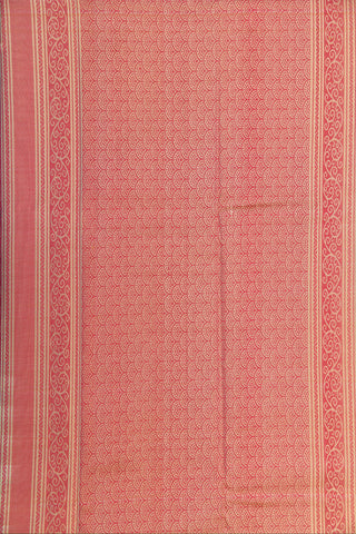 Thread Work Border And Buttis Cream Color Kanchipuram Silk Saree