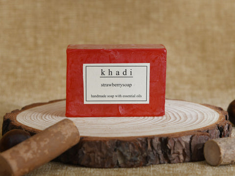 Pack Of 3 Handmade Soaps - Reetha, Honey And Strawberry