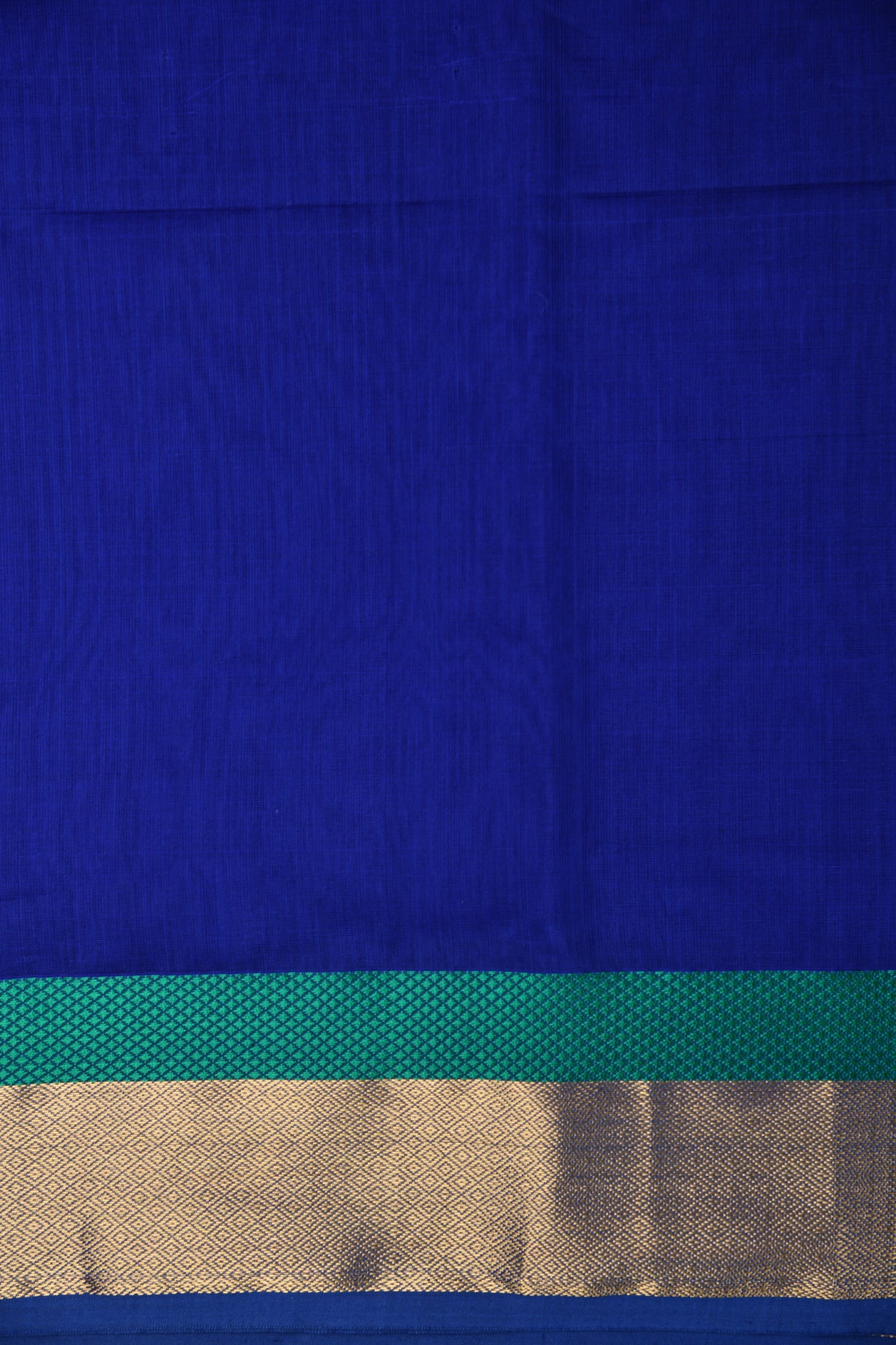 Royal Blue Maheshwari Silk Cotton Saree