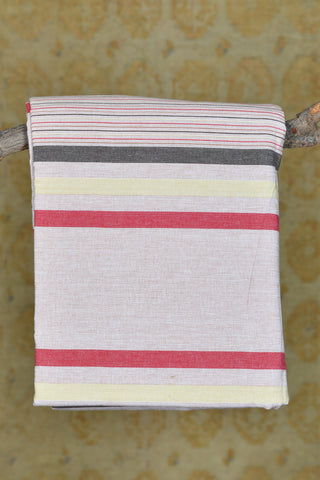 Pastel Stripes Powder Pink Pure Cotton Double Bedspread