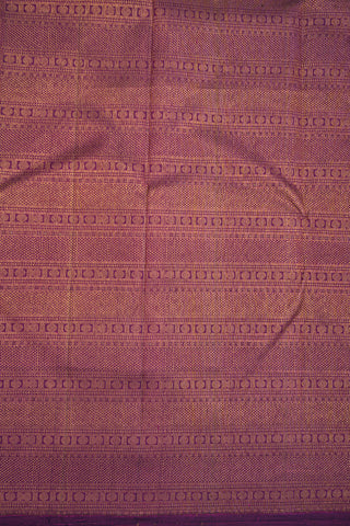 Brocade Pattern In Berry Purple Kanchipuram Silk Saree