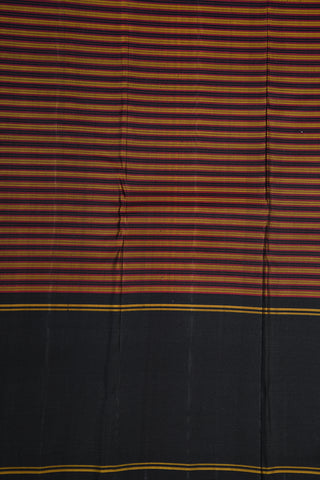 Small Multicolor Checks With Big Border Kanchipuram Silk Saree