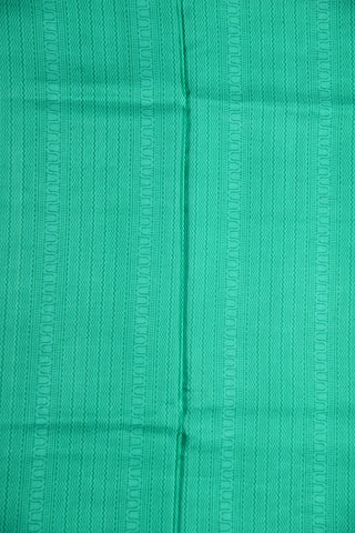 Diamond Design Sea Green And Navy Blue Printed Silk Saree