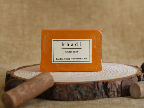 Pack Of 3 Handmade Soaps - Orange, Rose Water And Apricot