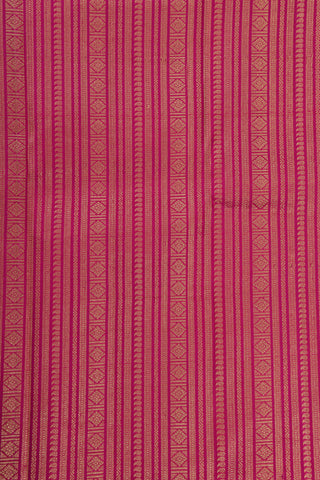 Thread Work Vanasingaram Design Pink Kanchipuram Silk Saree