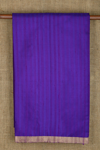 Bavanchi Border In Plain Violet Soft Silk Saree