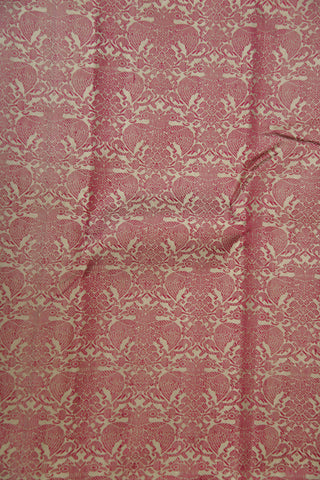 Thread Work Iruthalai Pakshi Design Beige And Maroon Kanchipuram Silk Saree