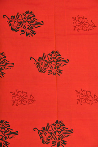 Multicolor Checks With Attached Border And Pallu Poly Cotton Saree