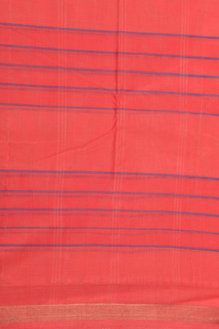 Pastel Color Stripes Kanchi Cotton Saree