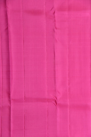 Temple Border Design Pink Kanchipuram Silk Saree