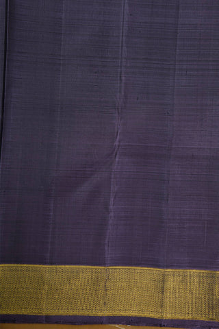 Jacquard Chevron Design Lavender Kanchipuram Silk Saree