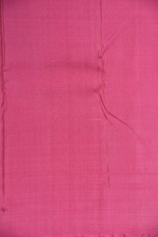 Geometric Design Rose Pink Kanchipuram Silk Saree