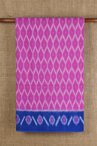 Geometric Design Lavender Pochampally Cotton Saree