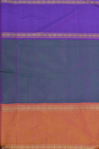Paisley Rudraksh Design Dual Tone Coimbatore Cotton Saree