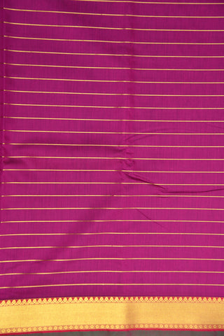 Zari Border With Stripes Violet Apoorva Silk Saree