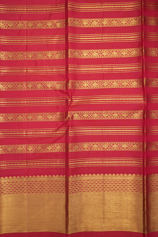 Allover Zari Design Tan Brown Kanchipuram Silk Saree