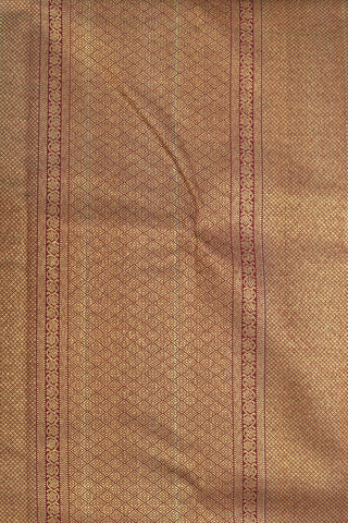 Brocade Deep Brown Kanchipuram Silk Saree