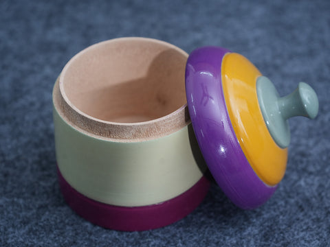 Handicraft Multipurpose Wooden Jar