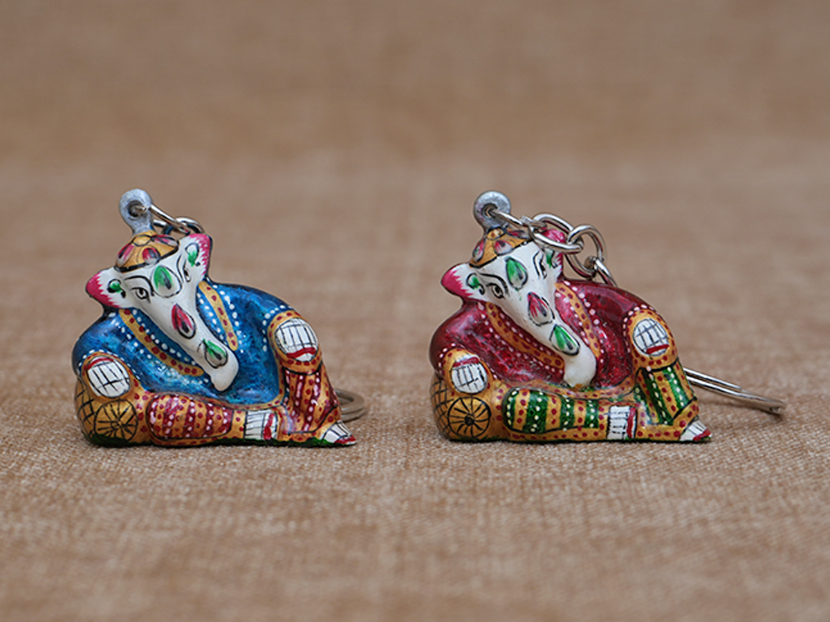 Set Of 2 Lord Ganesha Keychain