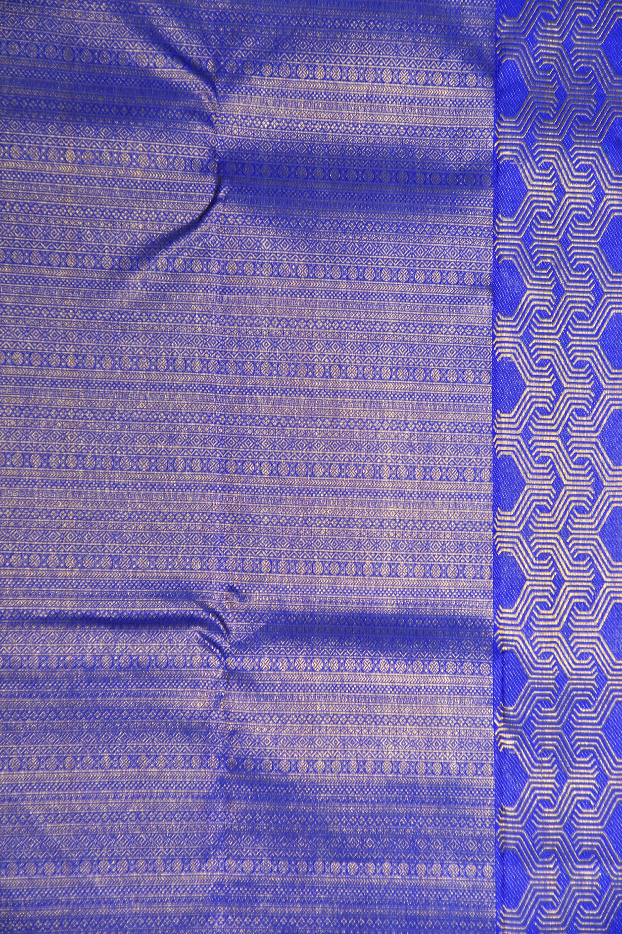 Jacquard Vanasingaram Design Turquoise Blue Kanchipuram Silk Saree