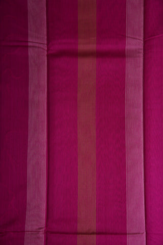 Stripes Violet Kora Silk Cotton Saree