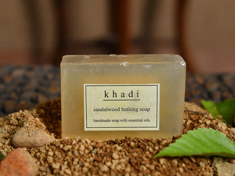 Pack Of 3 Handmade Soaps - Aloevera, Gulab Chandan And Sandalwood