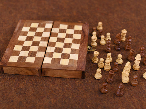 Traditional Wooden Chess Board