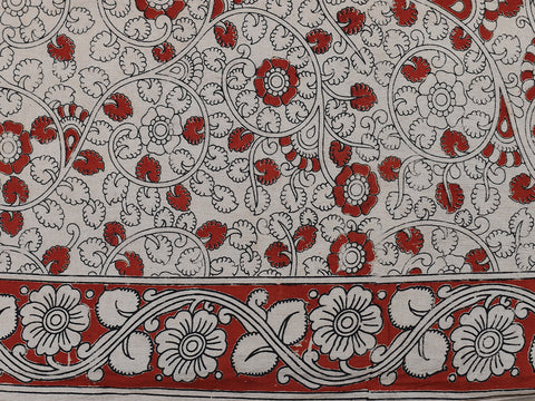Kalamkari Printed Set Of 3 Cream Color Cotton Lungies