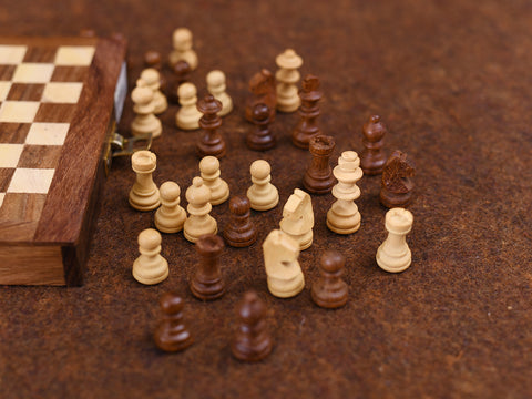 Traditional Wooden Chess Board