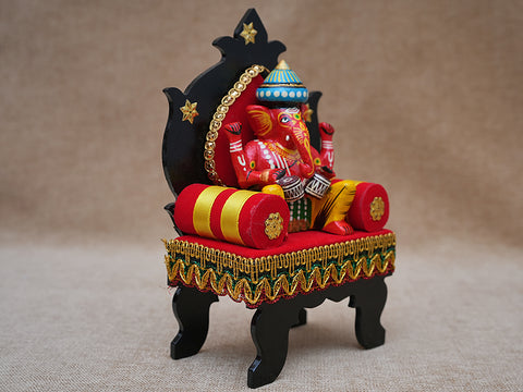 Handicraft Wooden Lord Ganesha Decor Piece