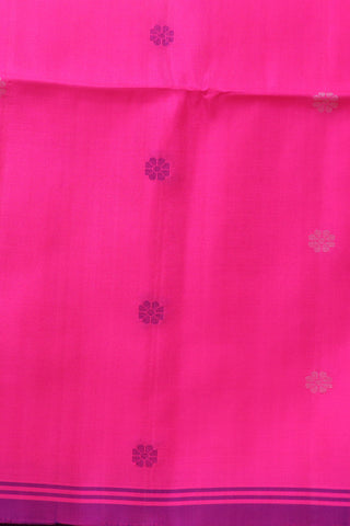 Thread Work Hot Pink Soft Silk Saree