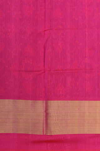 Floral Zari Border With Geometric Pattern Purple Patola Silk Saree
