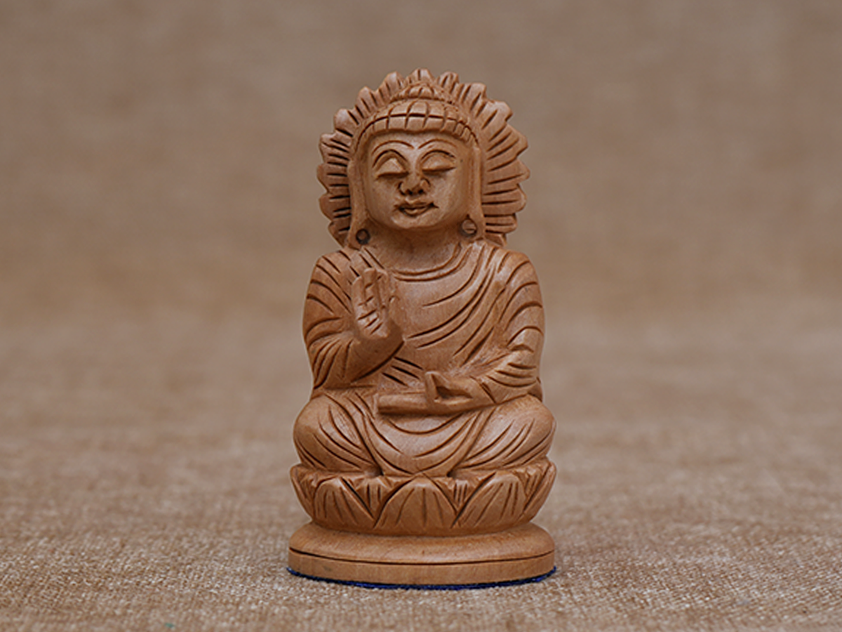StatueStudio Polyresin Buddha Statue for Home Decor Diwali Office Corporate  Gift Meditation Showpiece Figurine Grey (7