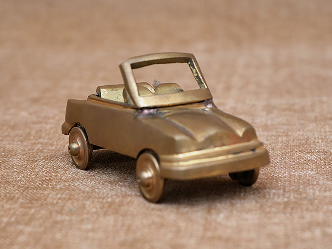 Brass Mini Vintage Car For Showpiece